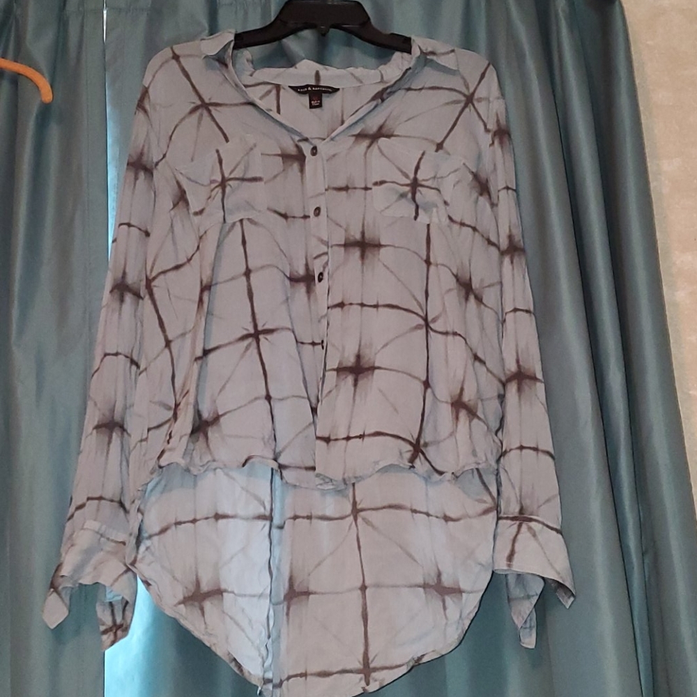 Button front blouse